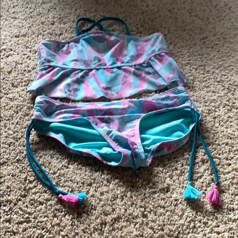 Justice bathing suit size16